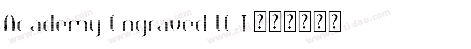 Academy Engraved LET字体转换